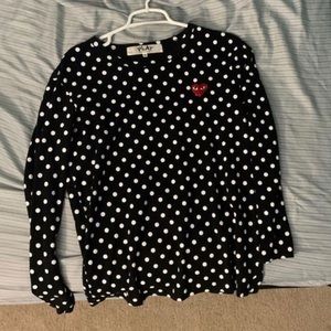Comme des garçon play shirt